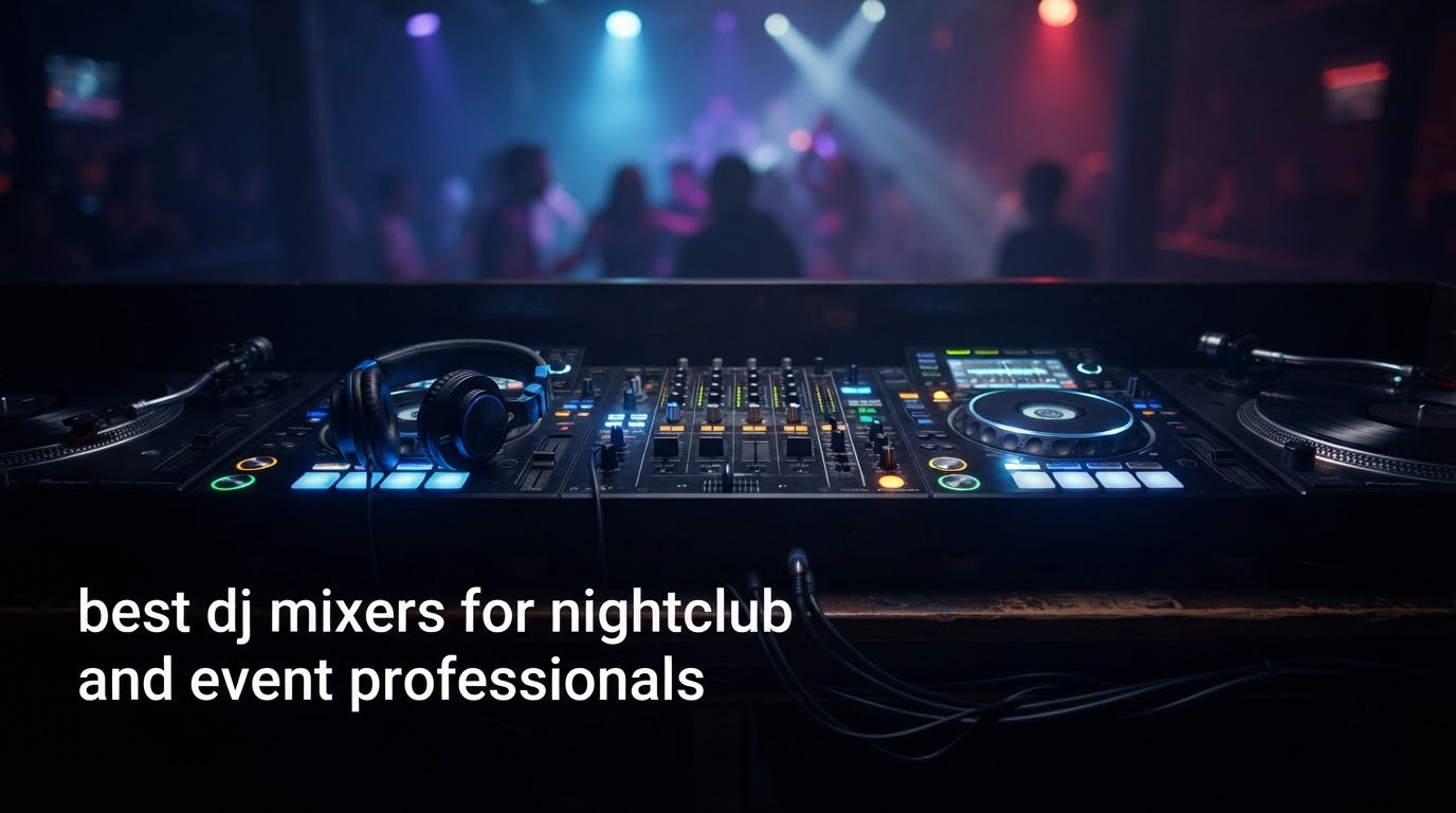 best dj mixers for nightclub and event professionals
