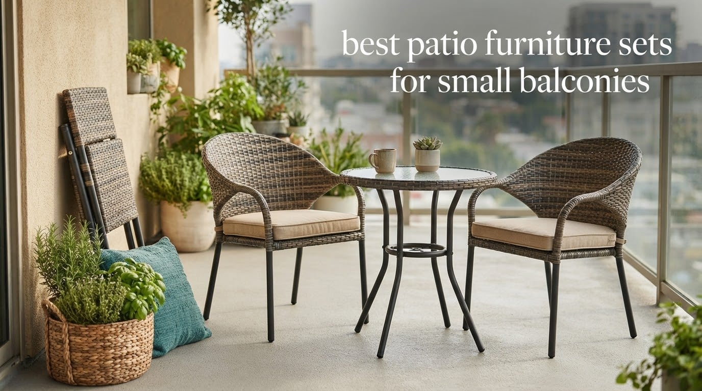 best patio furniture sets for small balconies