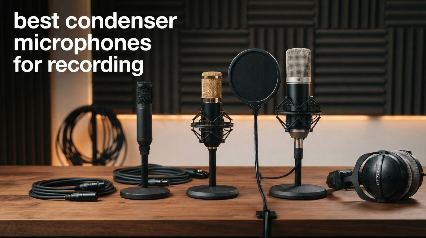 best condenser microphones for recording