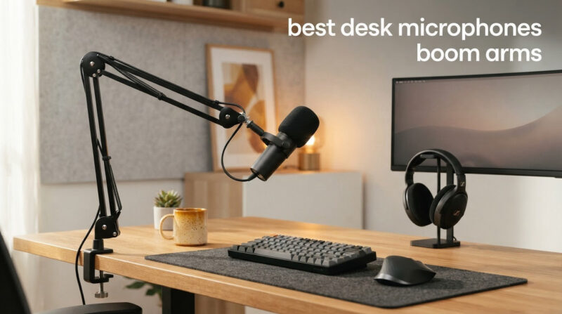best desk microphones boom arms