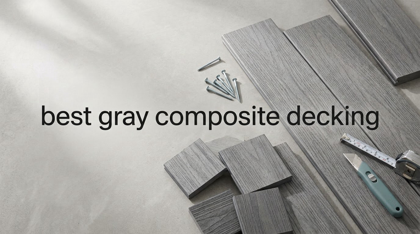 best gray composite decking