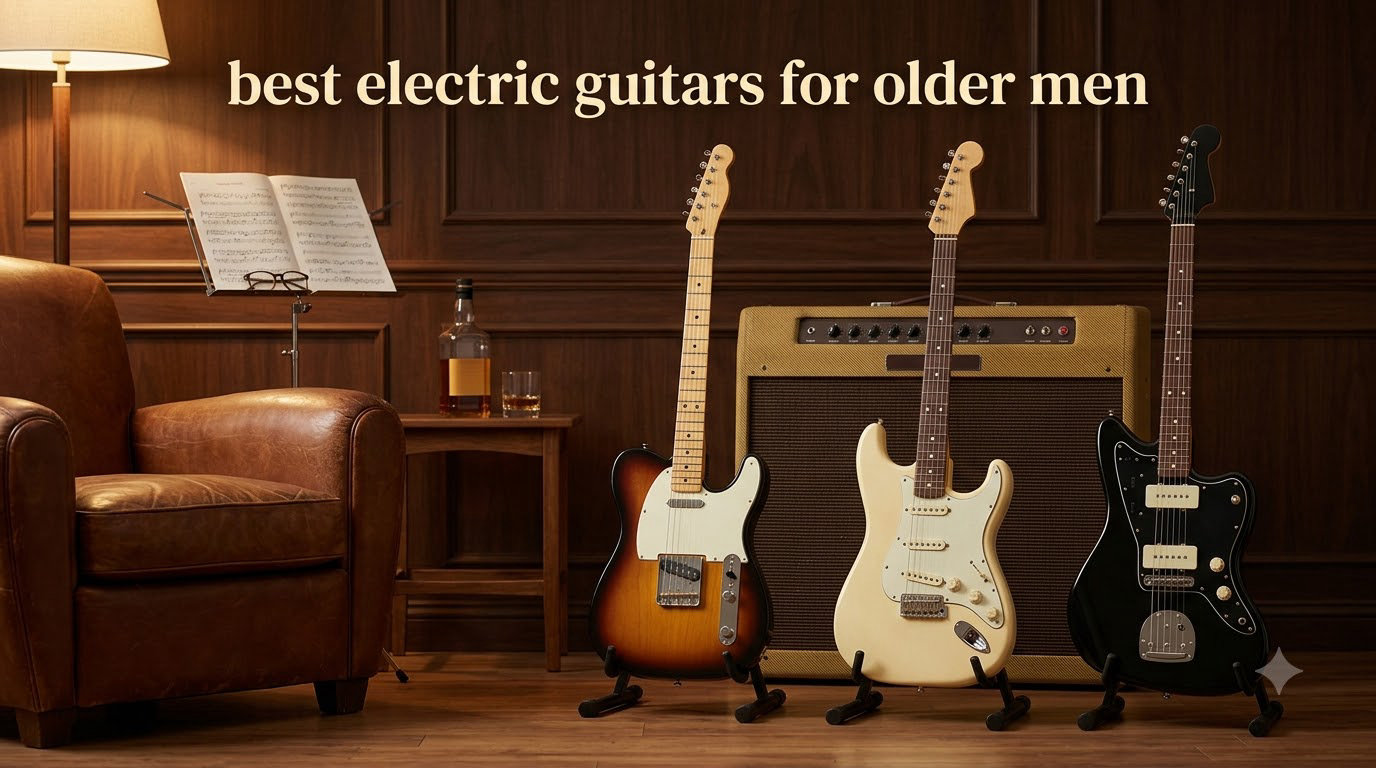 best electric guitars for older men