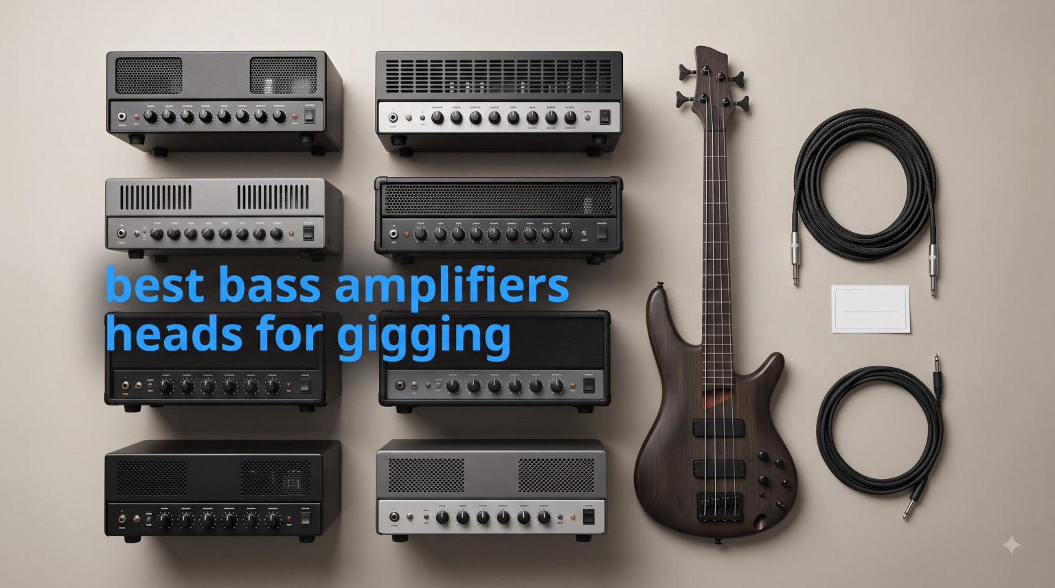 best bass amplifiers heads for gigging