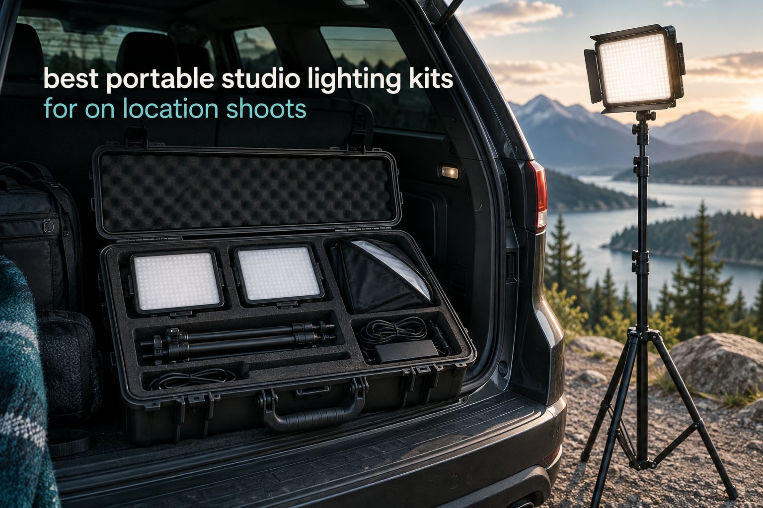 best portable studio lighting kits for on location shoots