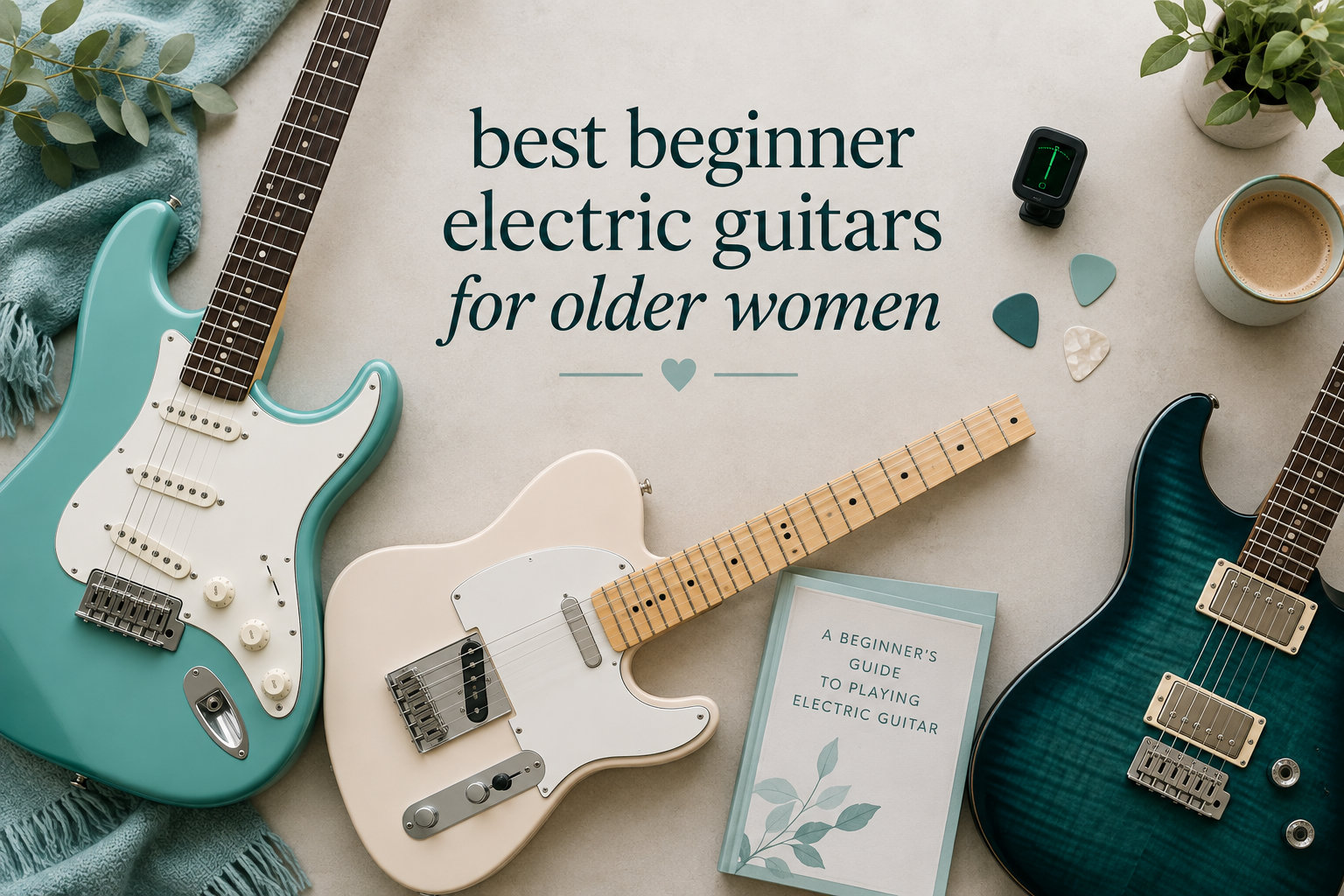 best beginner electric guitars for older women