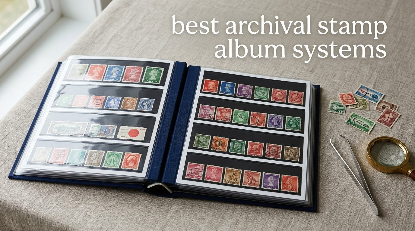 best archival stamp album systems