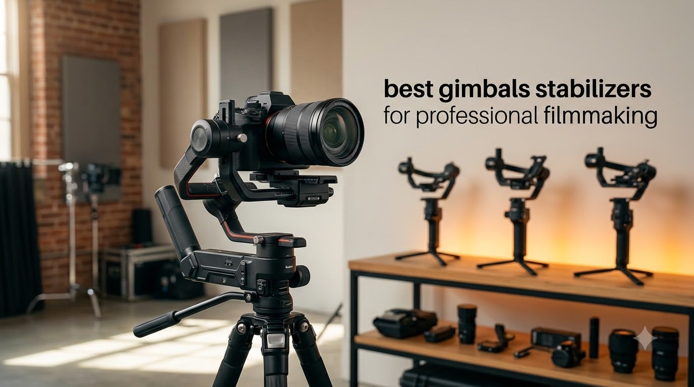 best gimbals stabilizers for professional filmmaking
