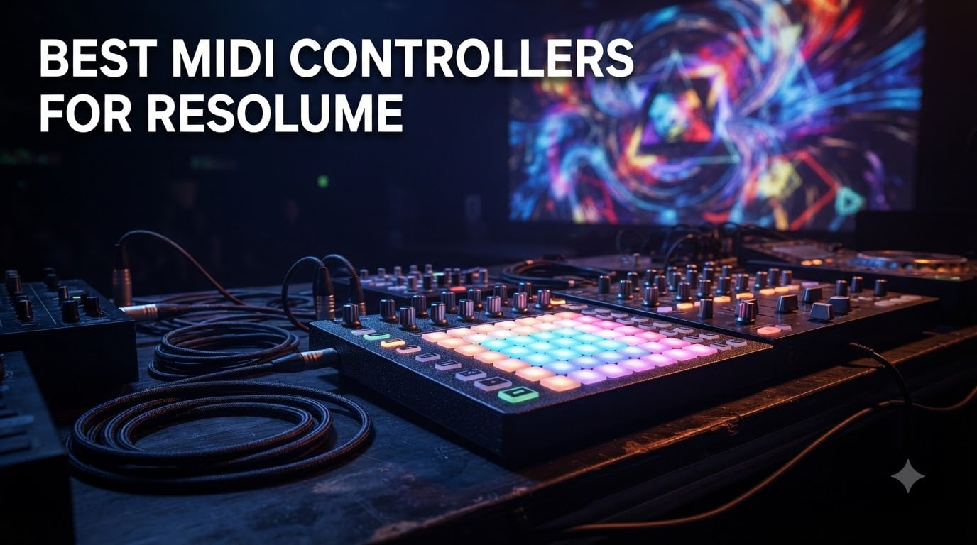 best midi controllers for resolume