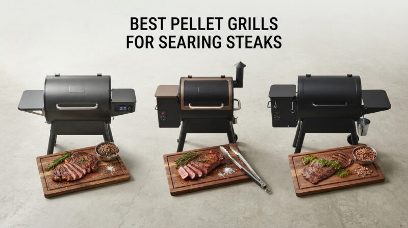 best pellet grills for searing steaks