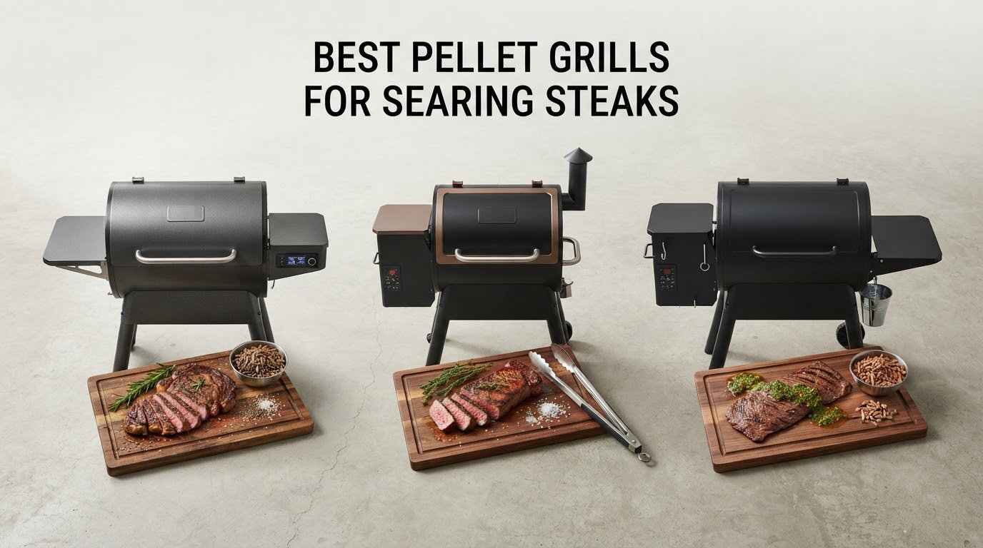 best pellet grills for searing steaks
