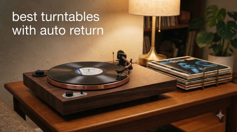 best turntables with auto return