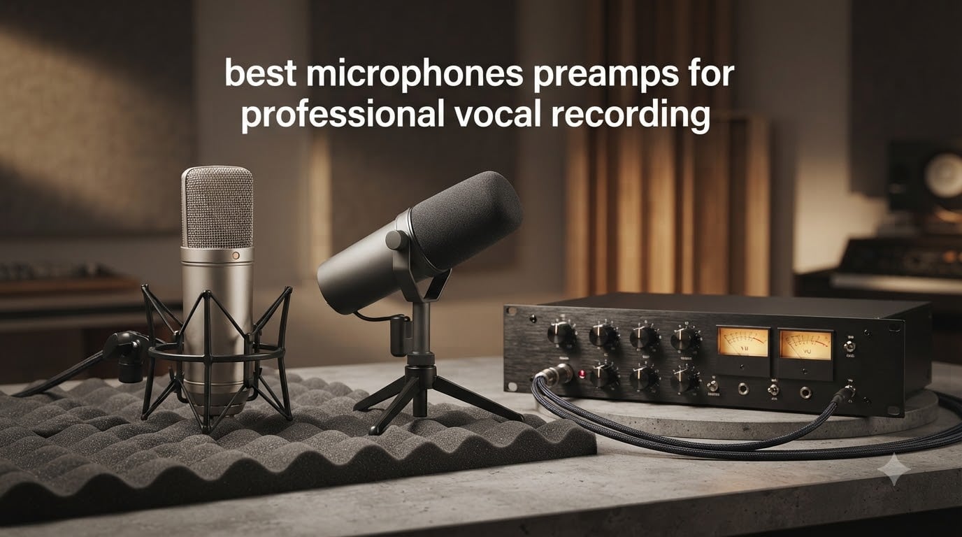 best microphones preamps for professional vocal recording