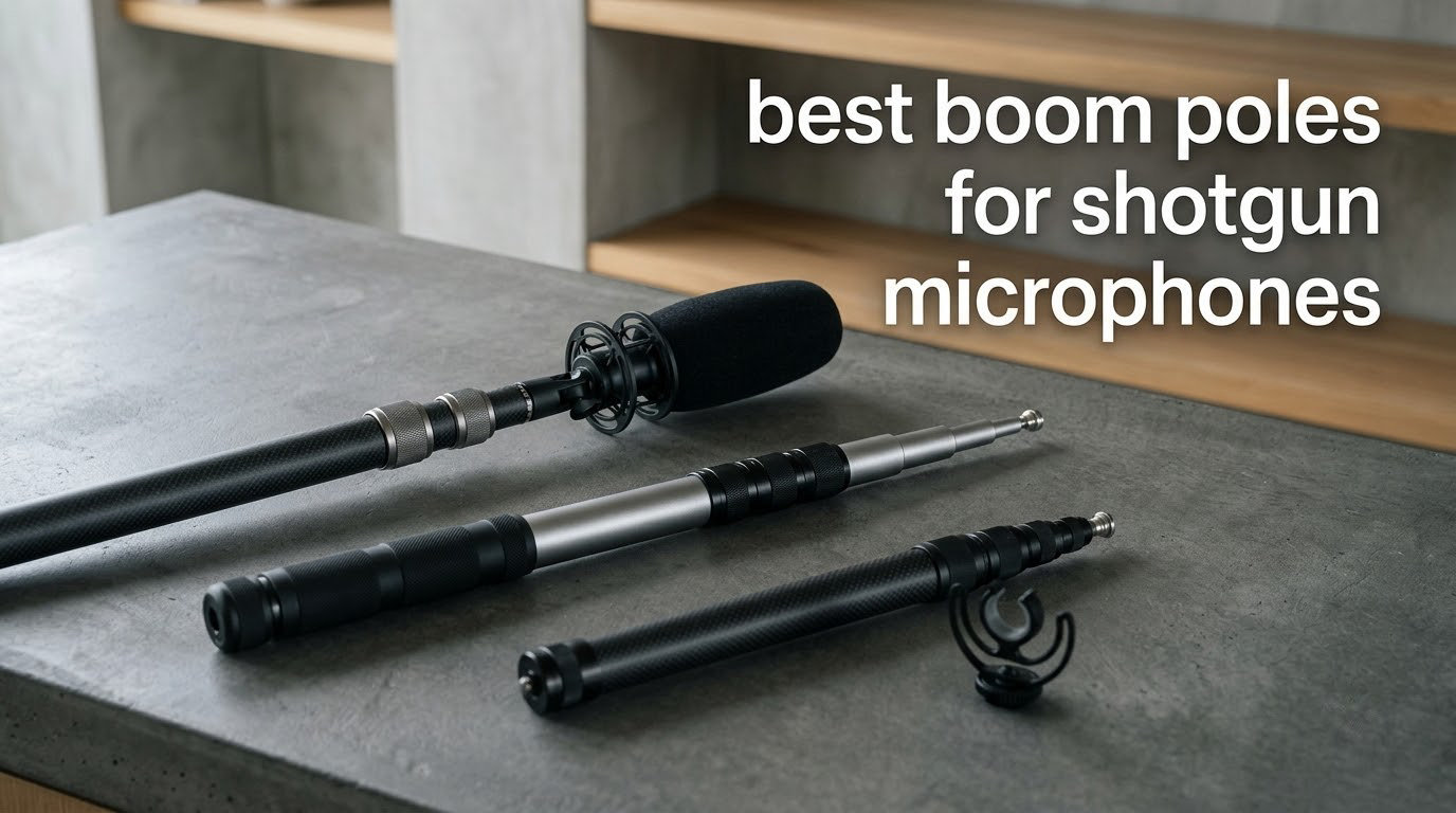best boom poles for shotgun microphones