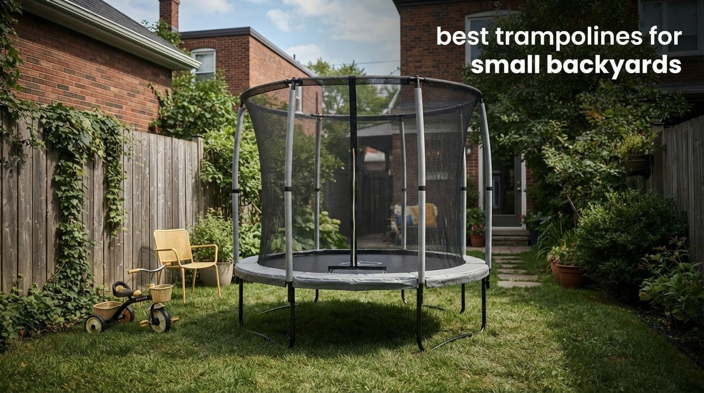 best trampolines for small backyards