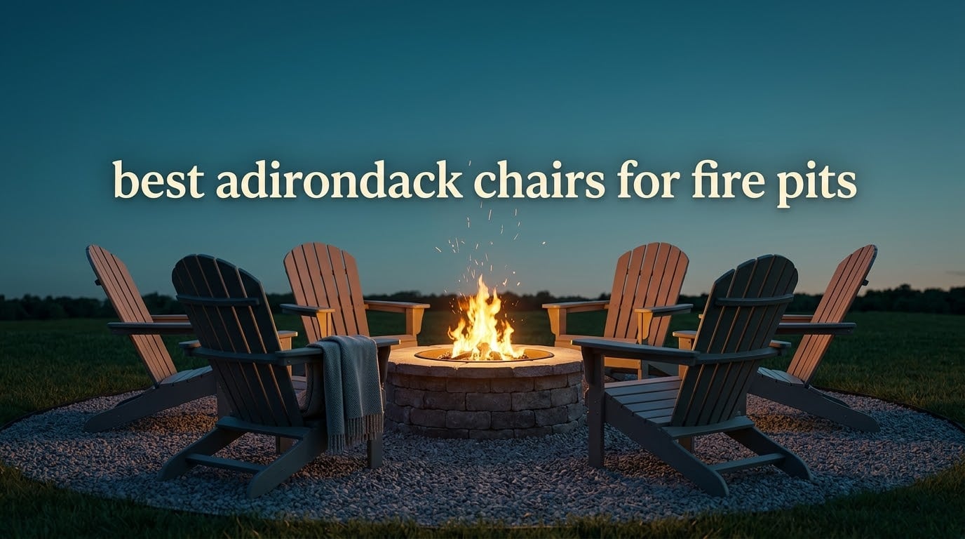 best adirondack chairs for fire pits