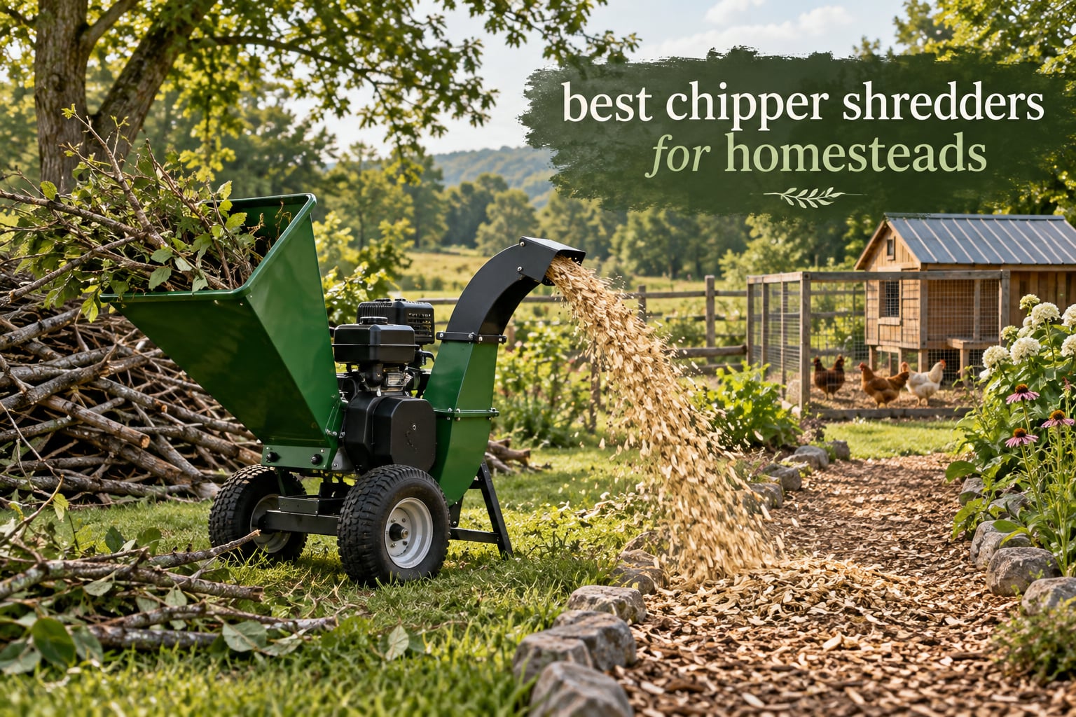 best chipper shredders for homesteads