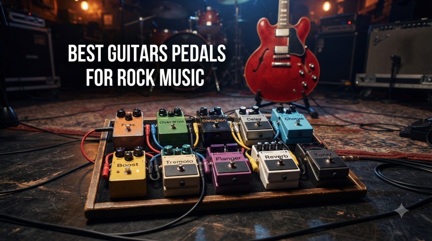 best guitars pedals for rock music