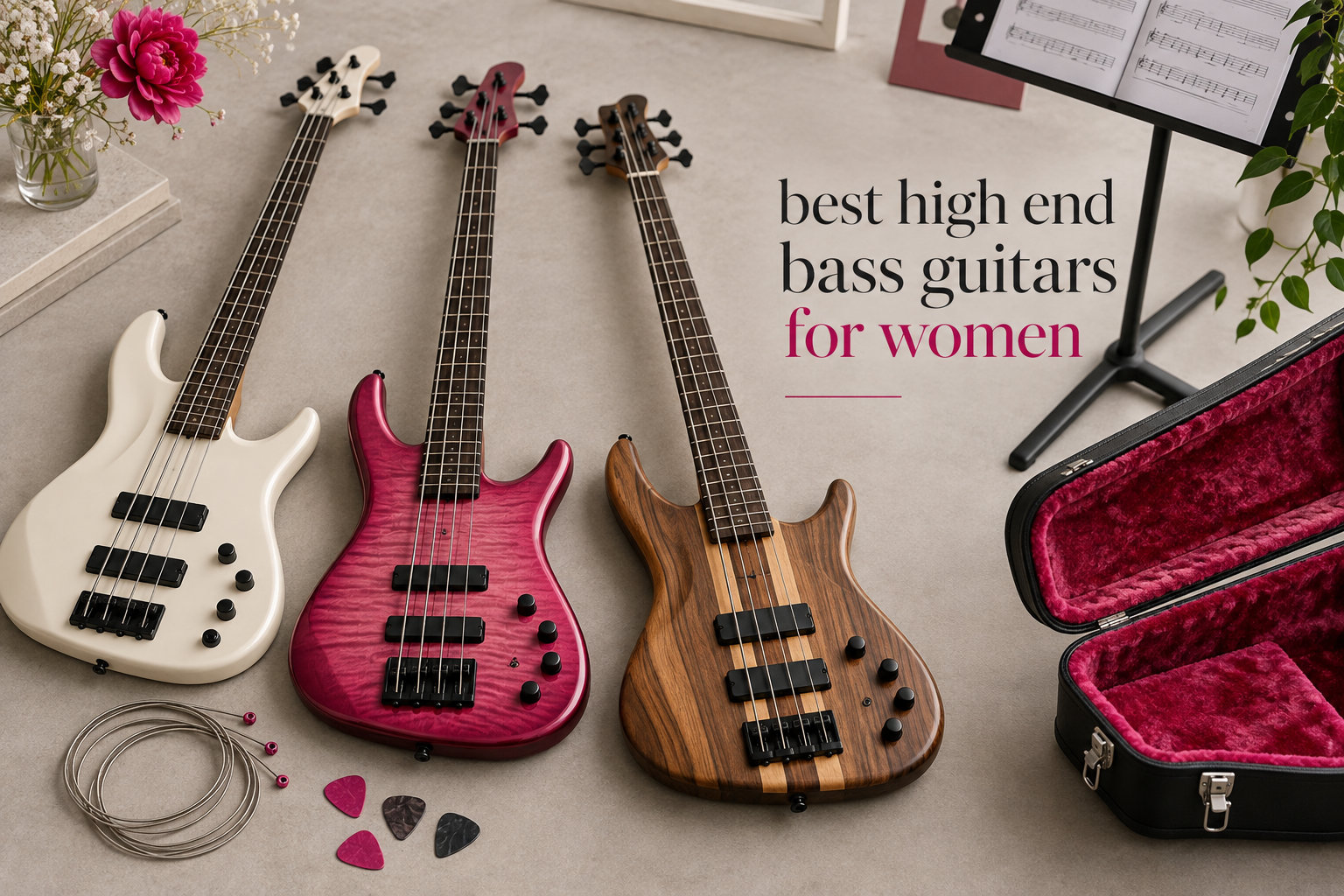 best high end bass guitars for women