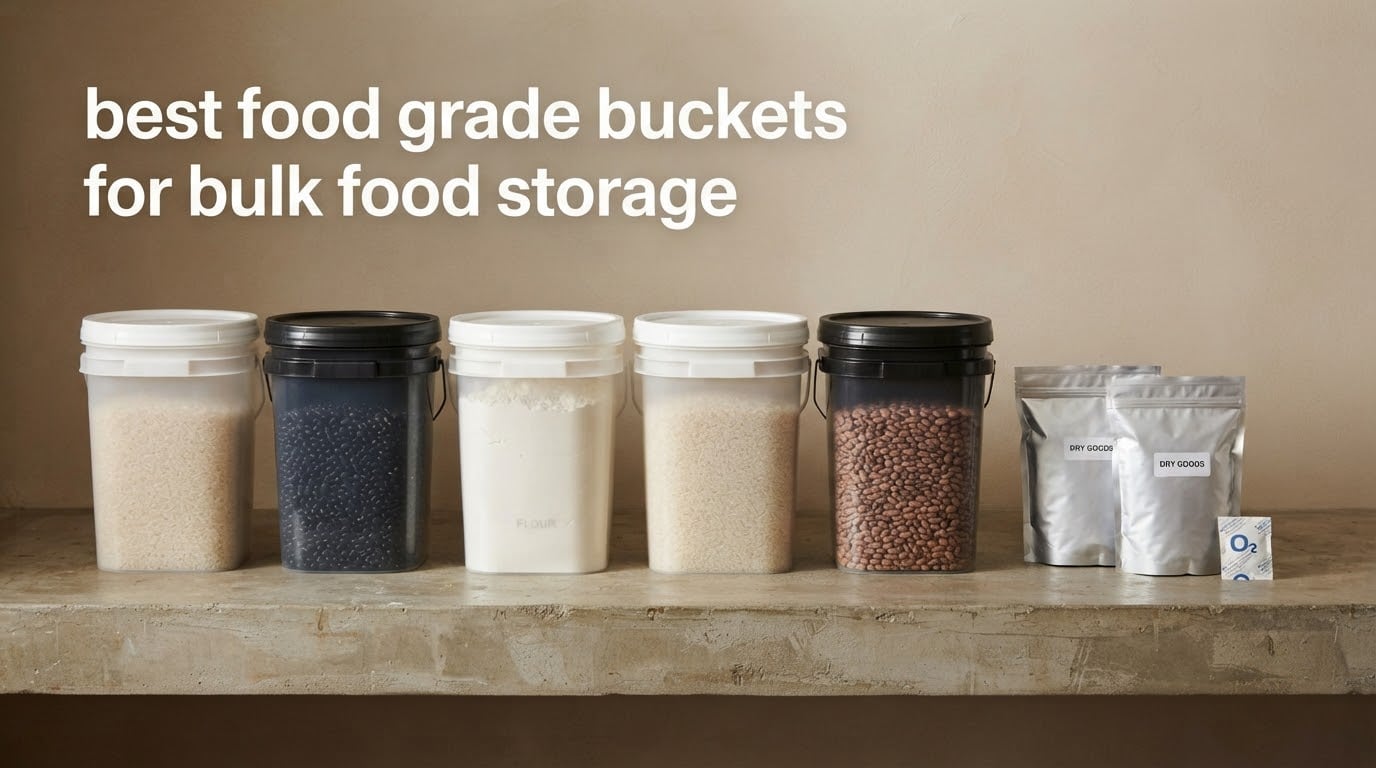 best food grade buckets for bulk food storage