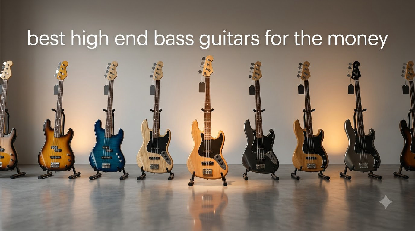 best high end bass guitars for the money