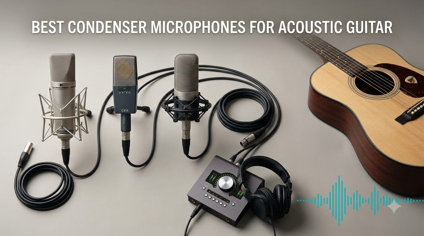 best condenser microphones for acoustic guitar