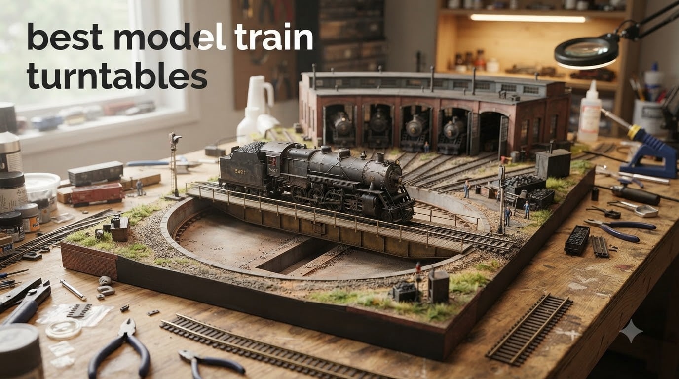 best model train turntables