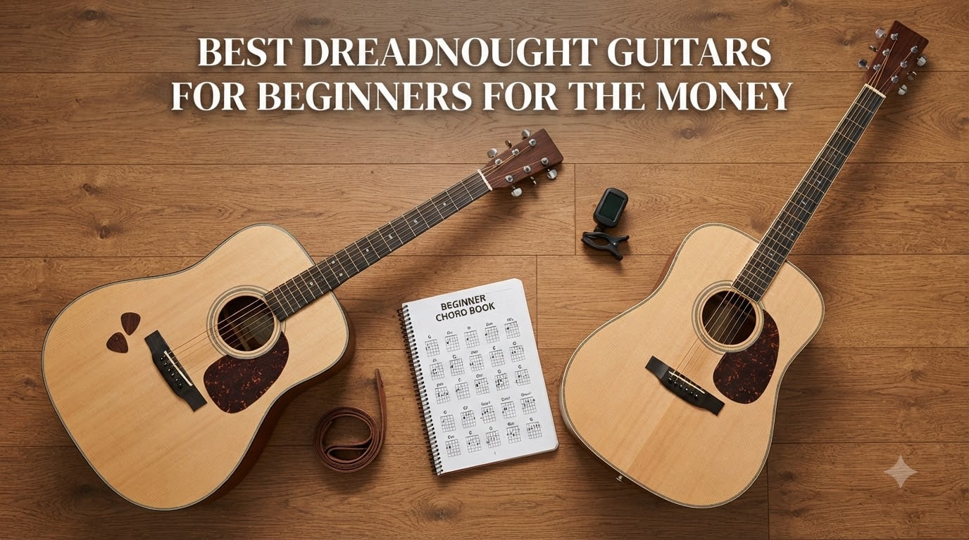 best dreadnought guitars for beginners for the money