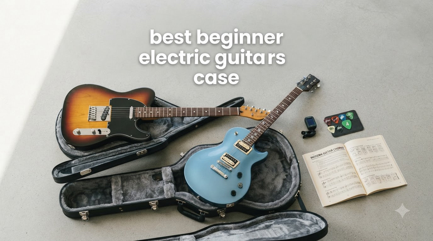 best beginner electric guitars with case