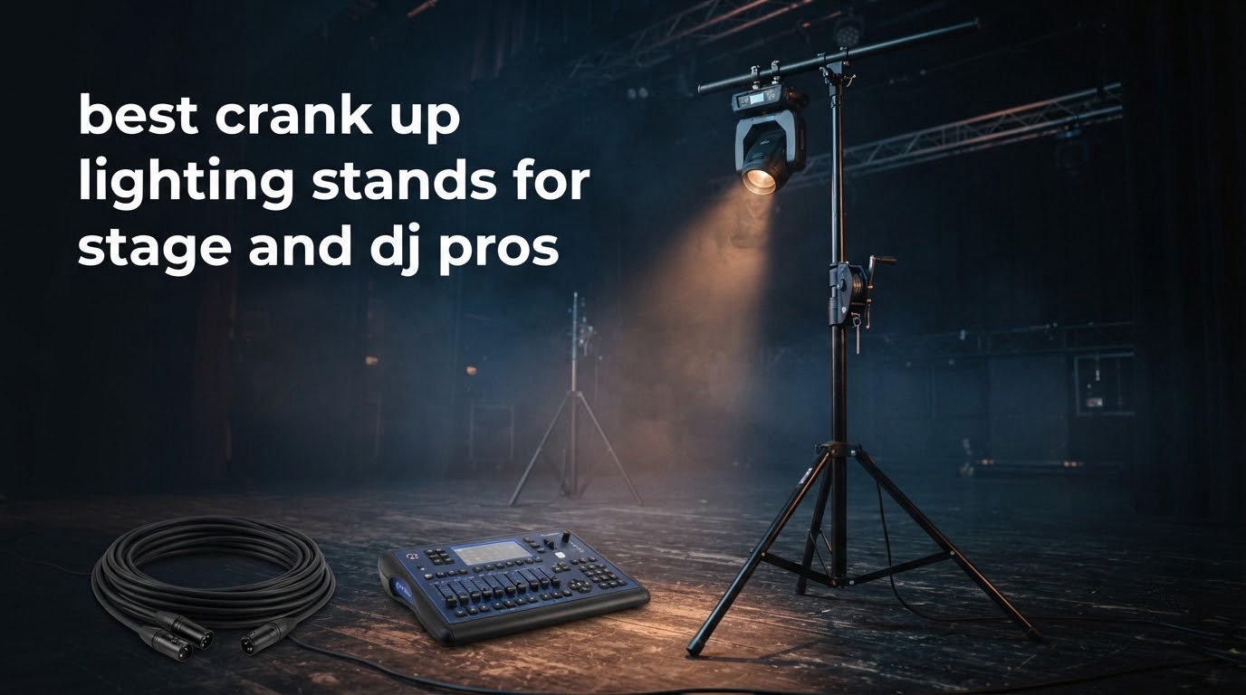 best crank up lighting stands for stage and dj pros