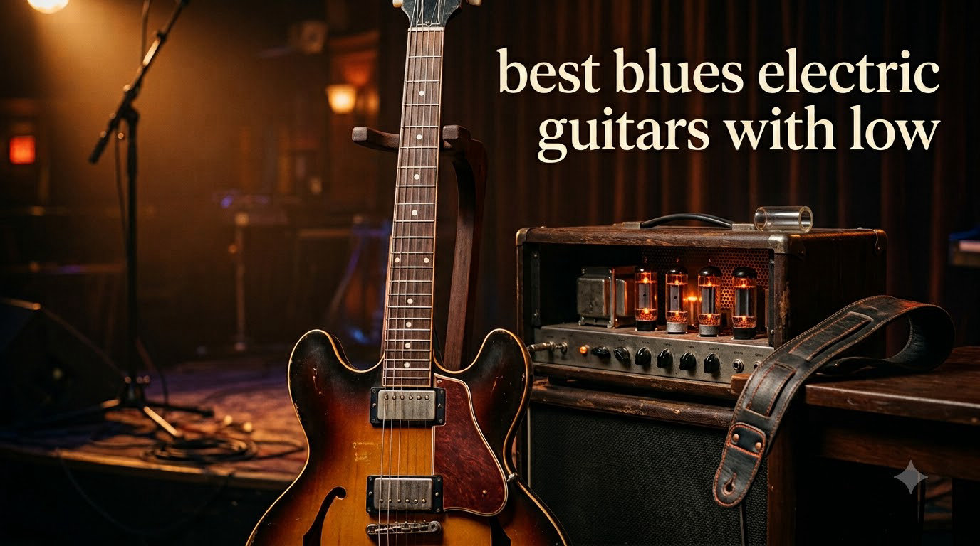 best blues electric guitars with low