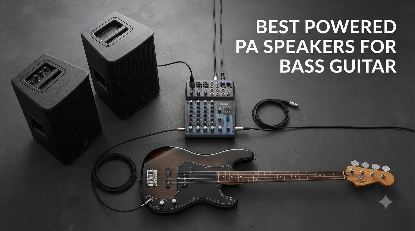 best powered pa speakers for bass guitar