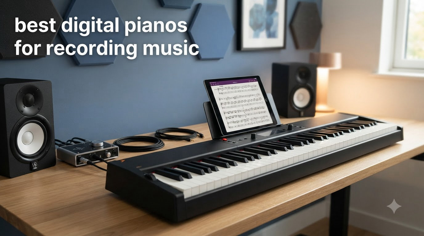 best digital pianos for recording music