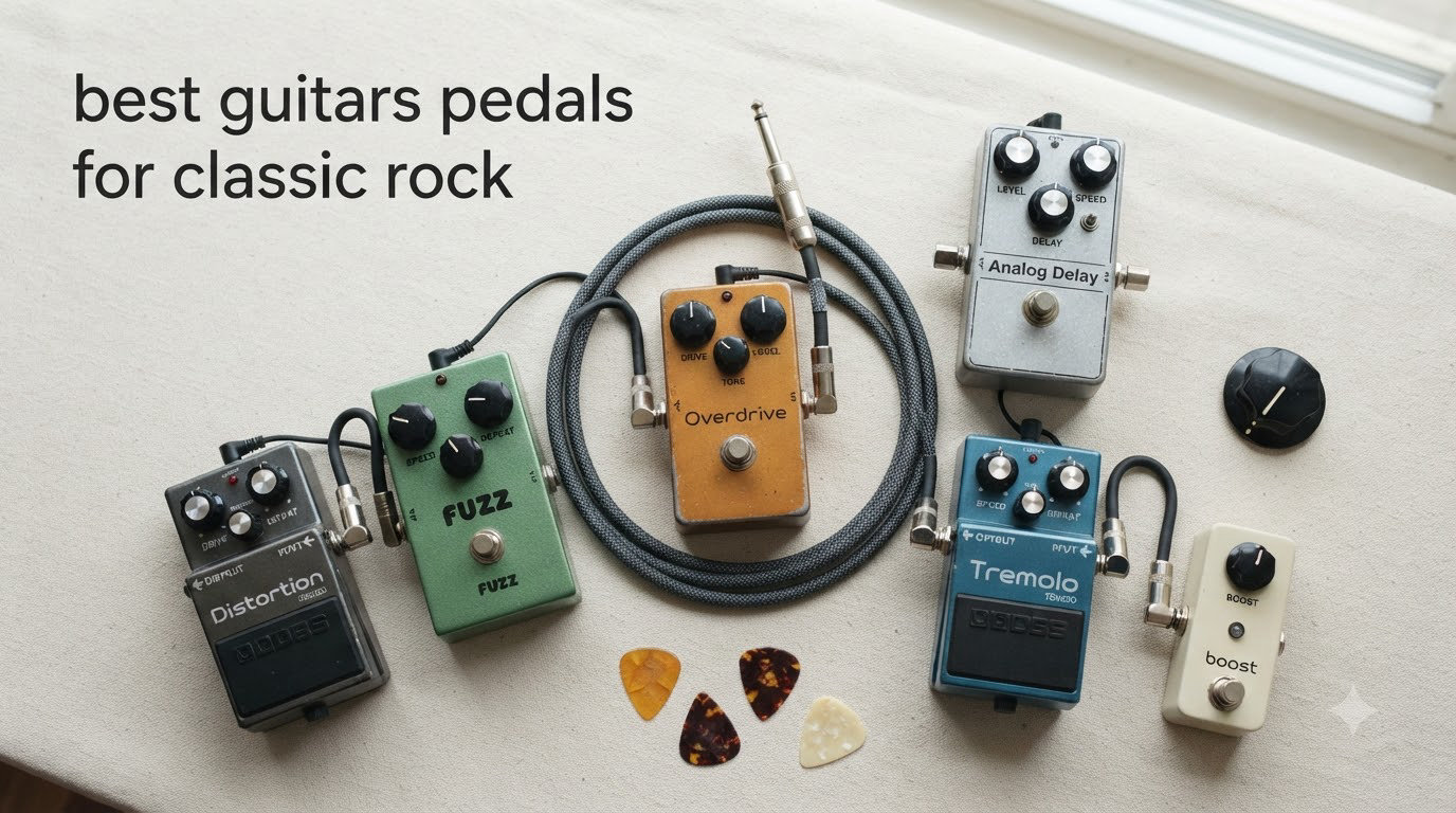 best guitars pedals for classic rock