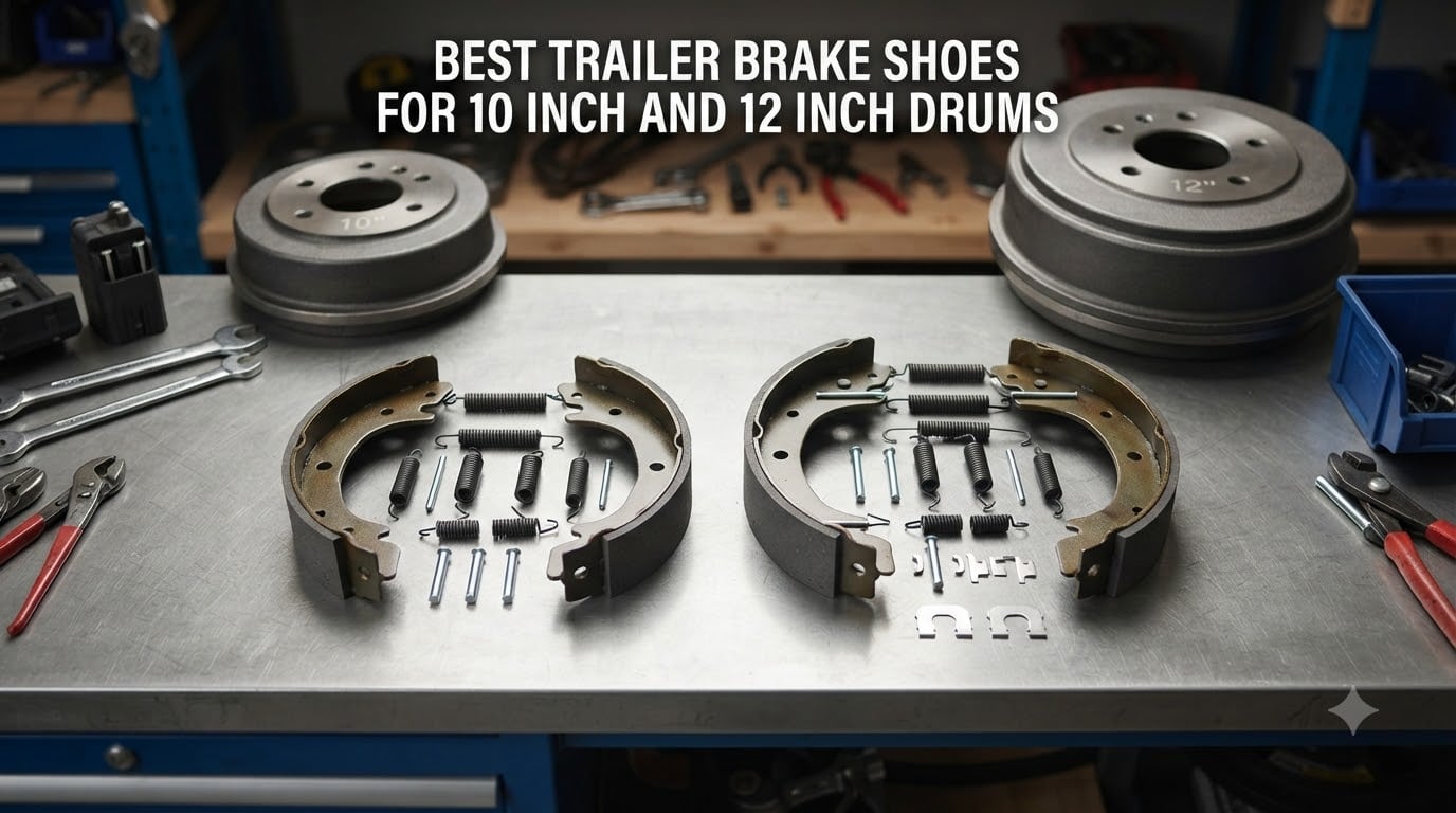 best trailer brake shoes for 10 inch and 12 inch drums