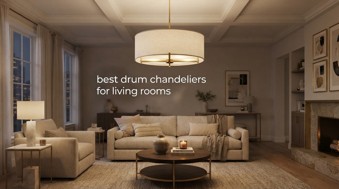 best drum chandeliers for living rooms