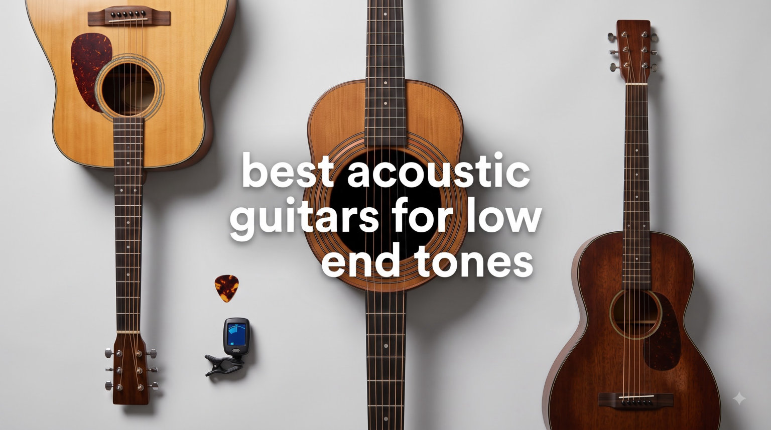 best acoustic guitars for low end tones