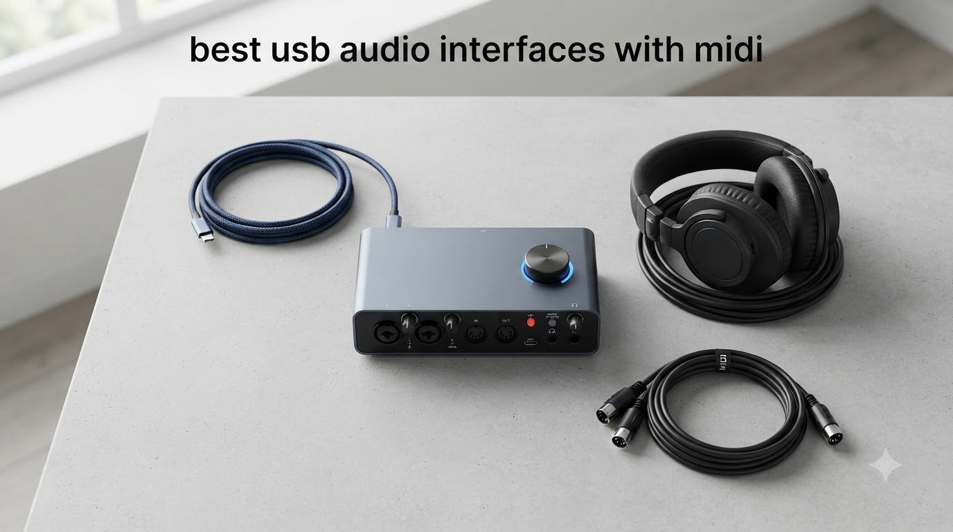 best usb audio interfaces with midi