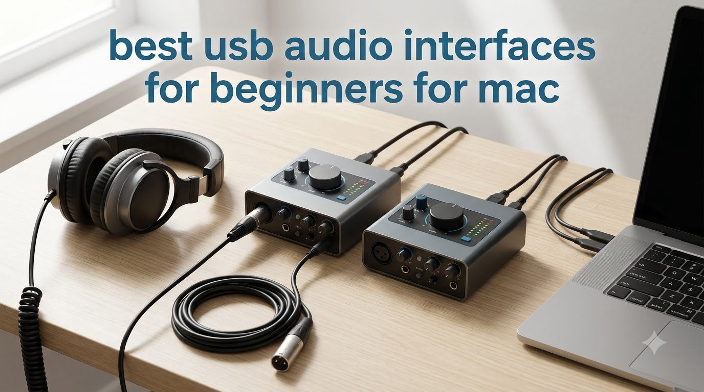 best usb audio interfaces for beginners for mac