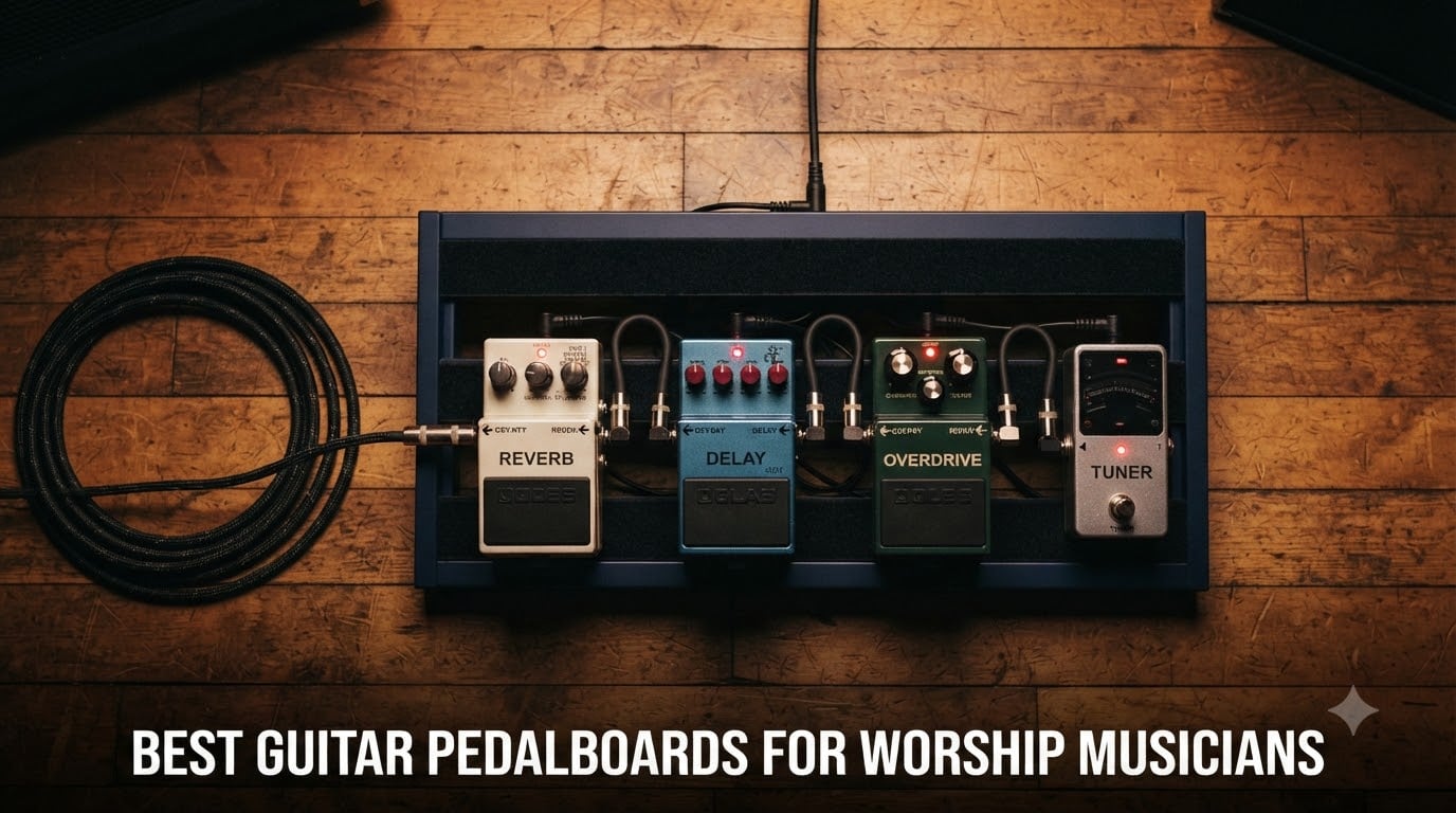 best guitars pedalboards for worship musicians