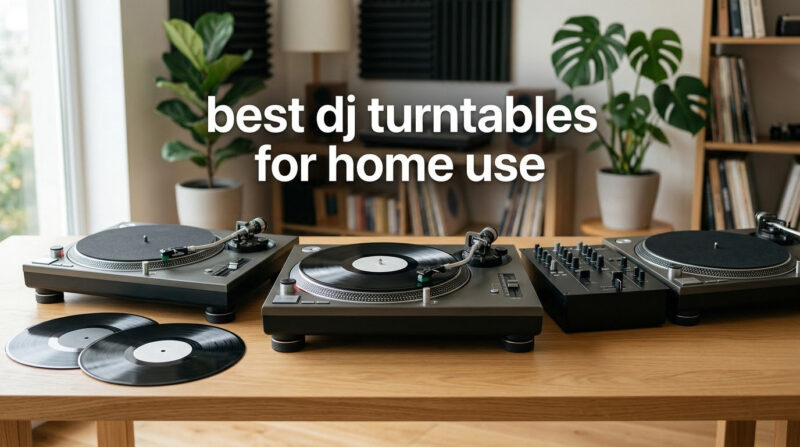 best dj turntables for home use