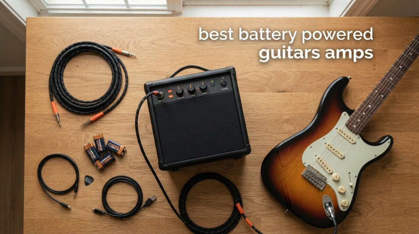 best battery powered guitars amps