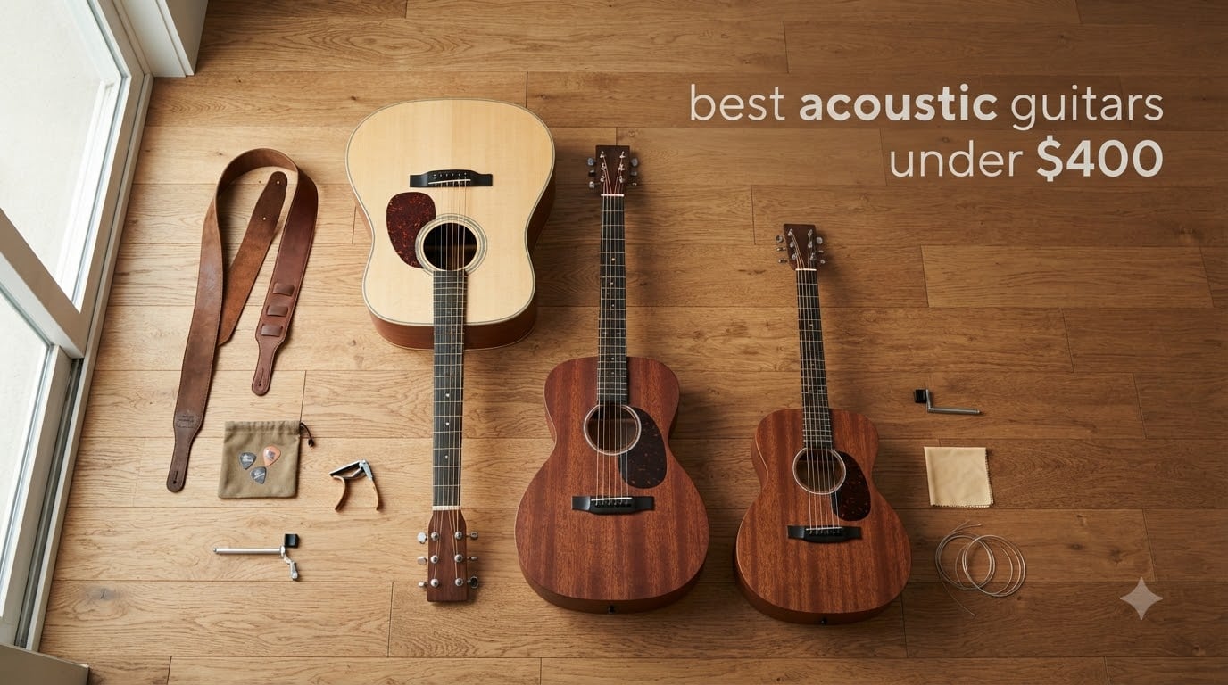 best acoustic guitars under $400