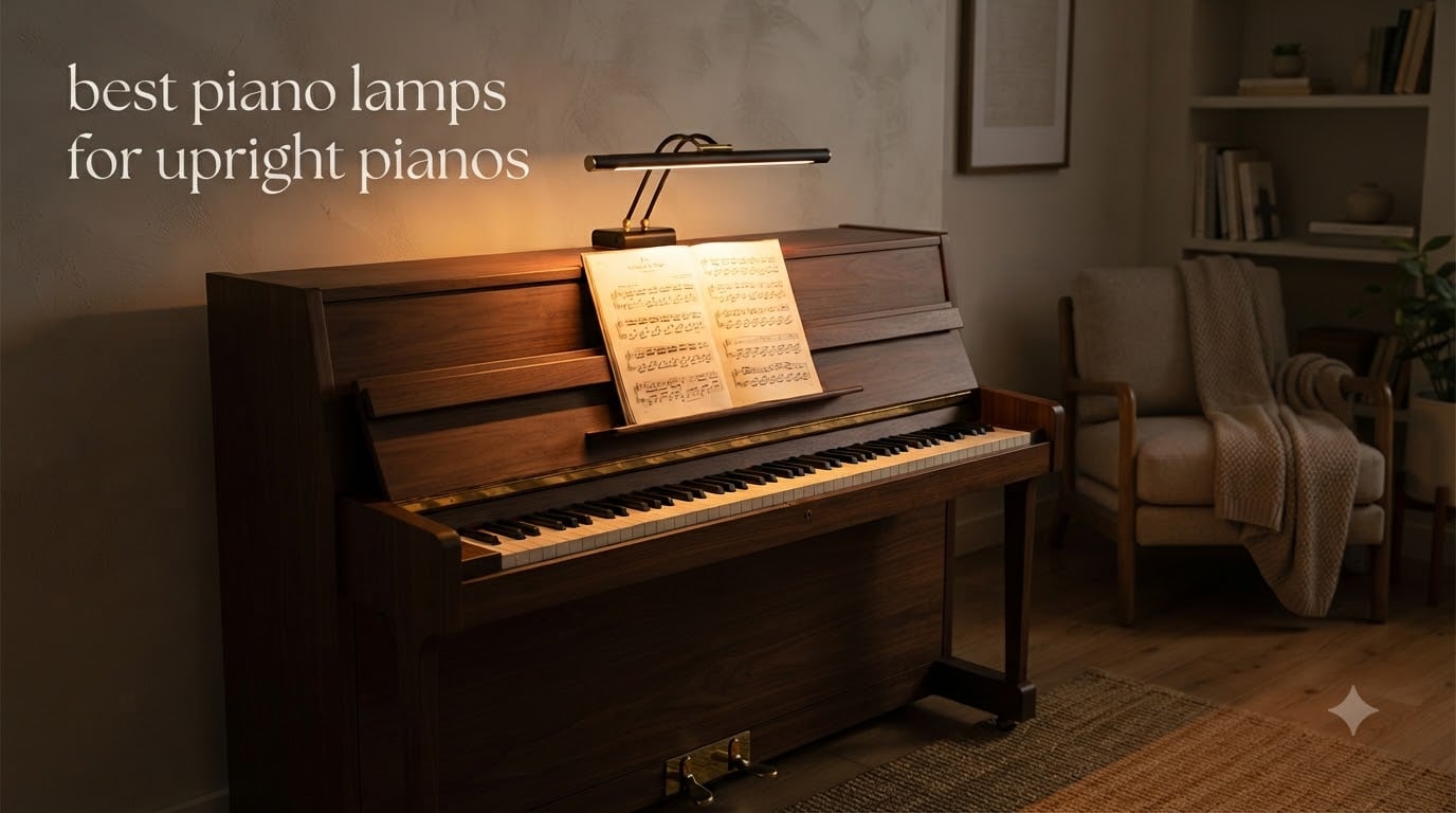 best piano lamps for upright pianos