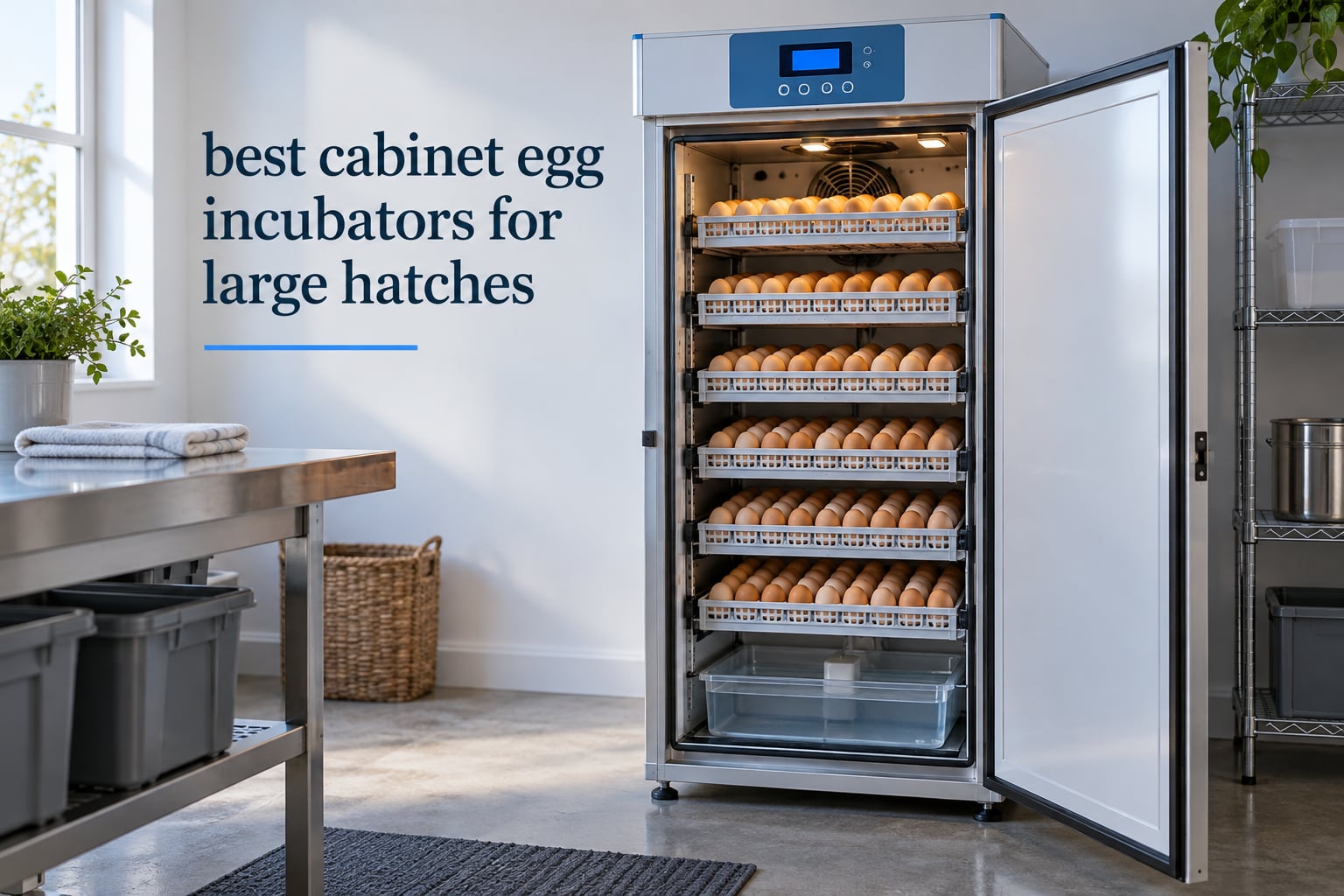 best cabinet egg incubators for large hatches