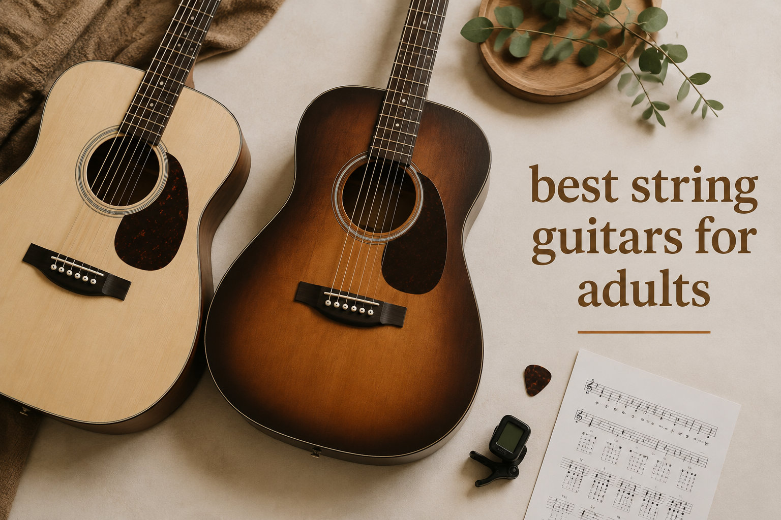 best string guitars for adults