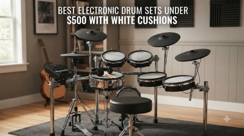 best electronic drum sets under $500 withs under $500 with white cushions