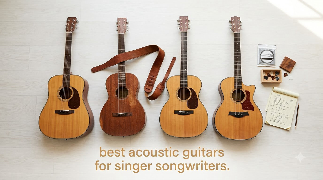 best acoustic guitars for singer songwriters