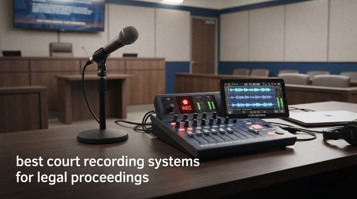 best court recording systems for legal proceedings