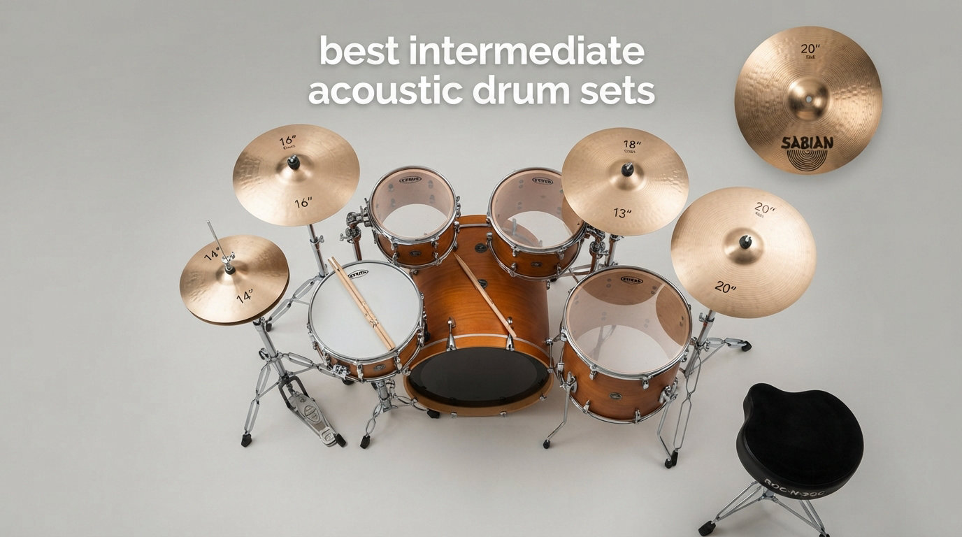 best intermediate acoustic drum sets
