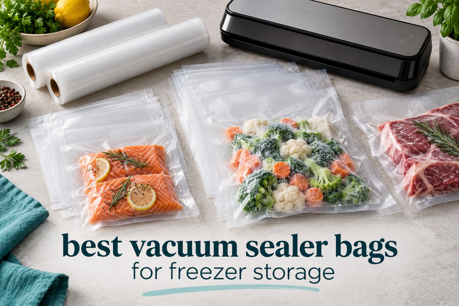 best vacuum sealer bags for freezer storage